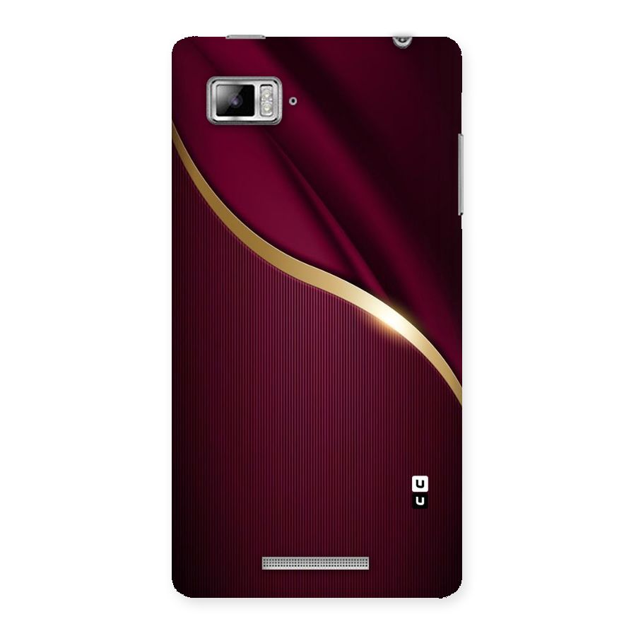 Smooth Maroon Back Case for Lenovo Vibe Z K910