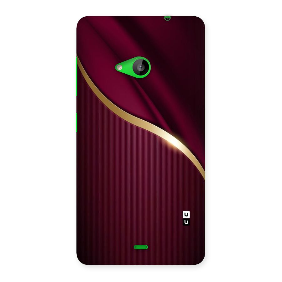 Smooth Maroon Back Case for Lumia 535
