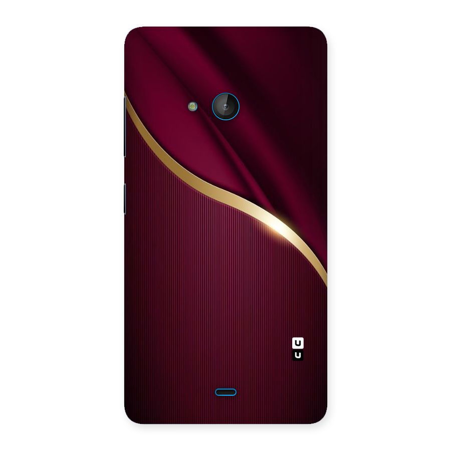 Smooth Maroon Back Case for Lumia 540
