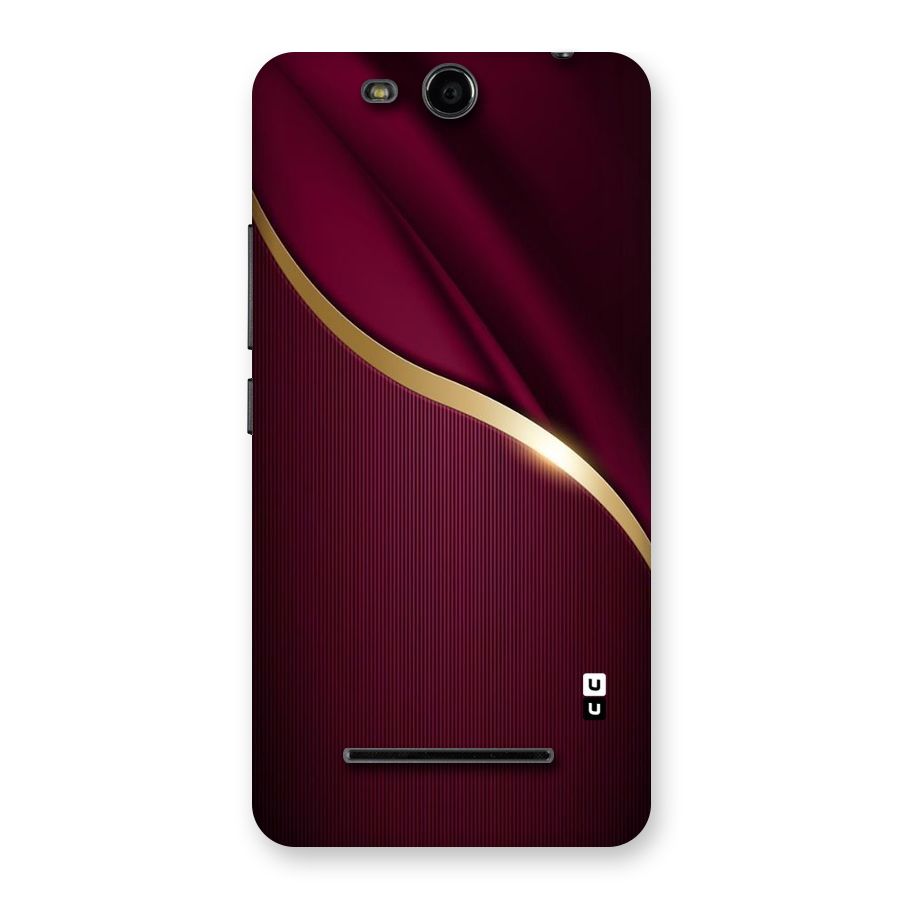 Smooth Maroon Back Case for Micromax Canvas Juice 3 Q392