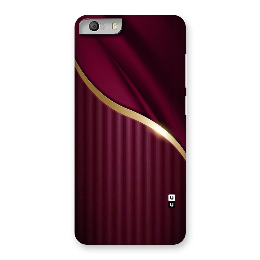 Smooth Maroon Back Case for Micromax Canvas Knight 2