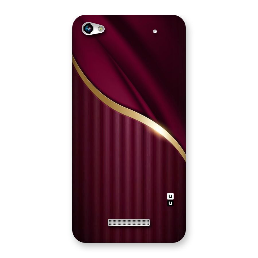Smooth Maroon Back Case for Micromax Hue 2