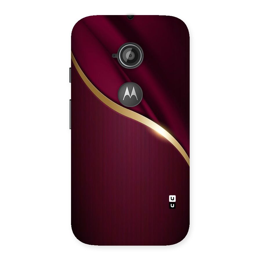 Smooth Maroon Back Case for Moto E 2nd Gen