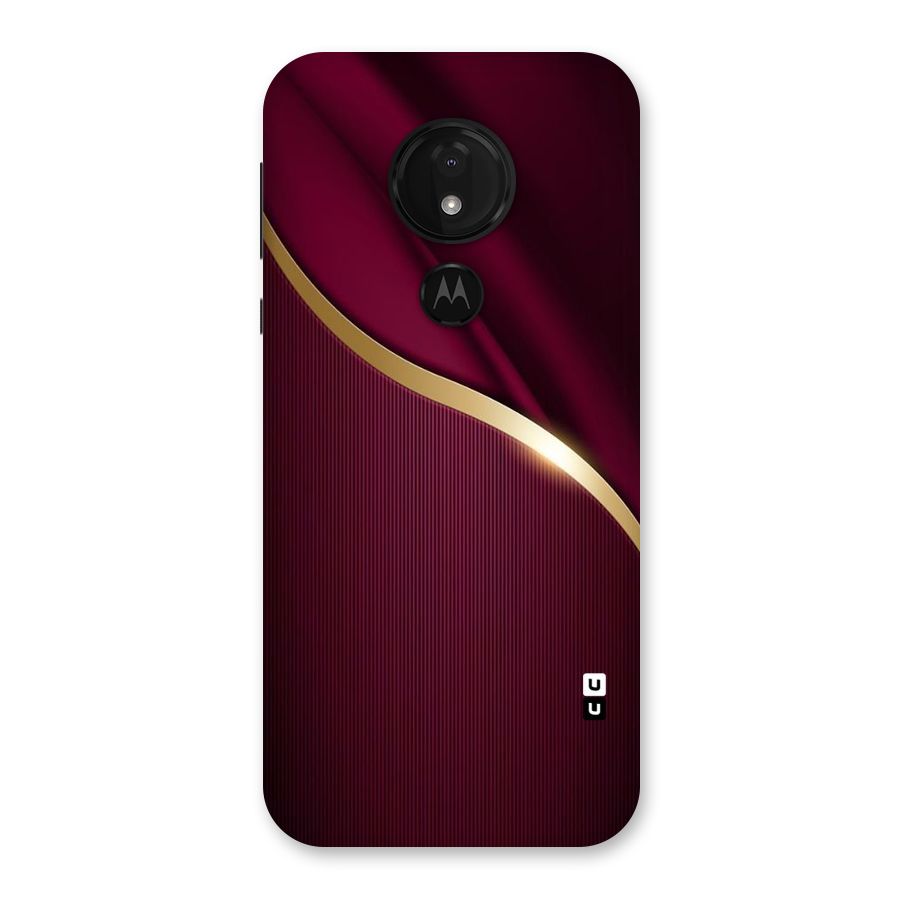 Smooth Maroon Back Case for Moto G7 Power