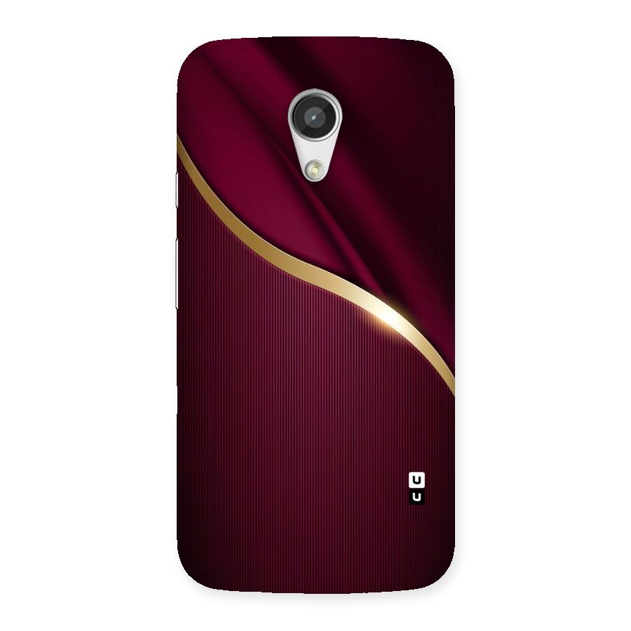 Smooth Maroon Back Case for Moto G 2nd Gen