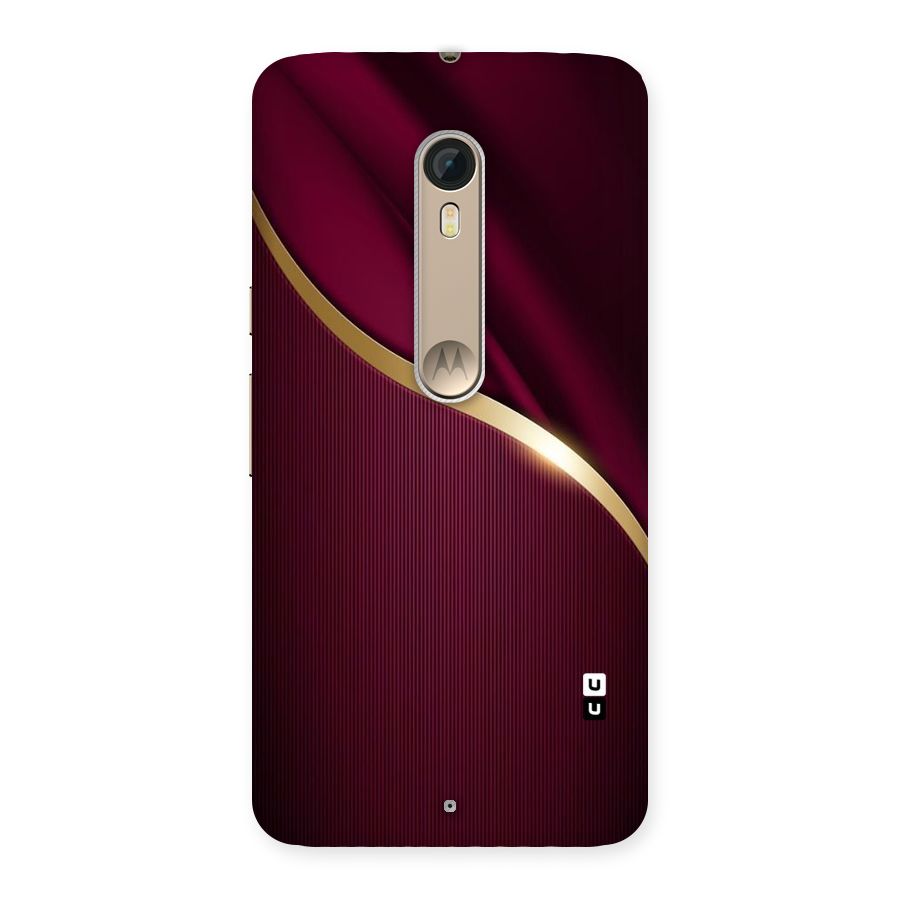 Smooth Maroon Back Case for Motorola Moto X Style