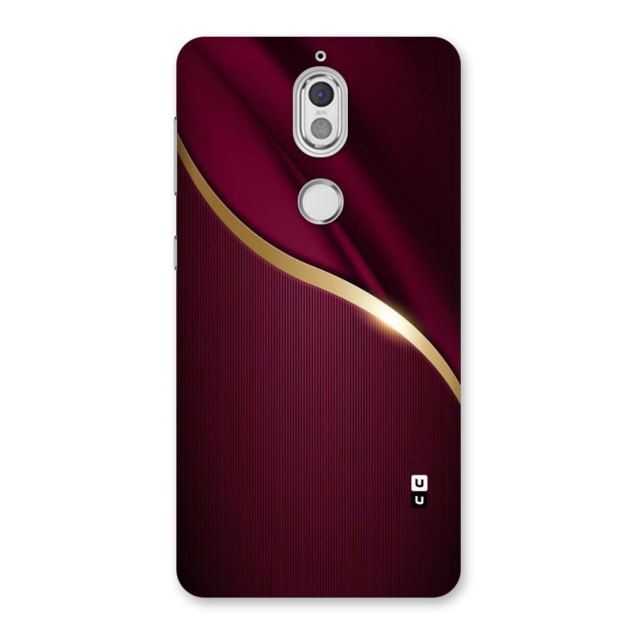 Smooth Maroon Back Case for Nokia 7