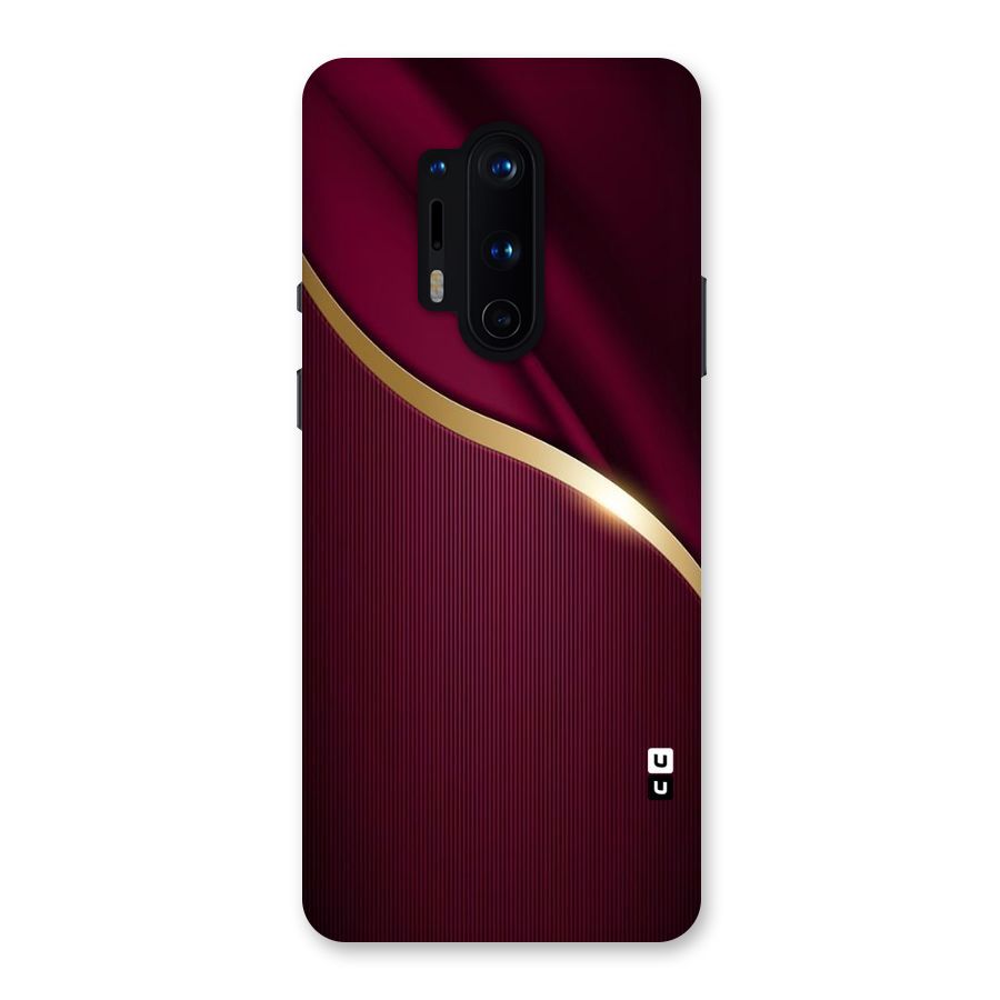 Smooth Maroon Back Case for OnePlus 8 Pro