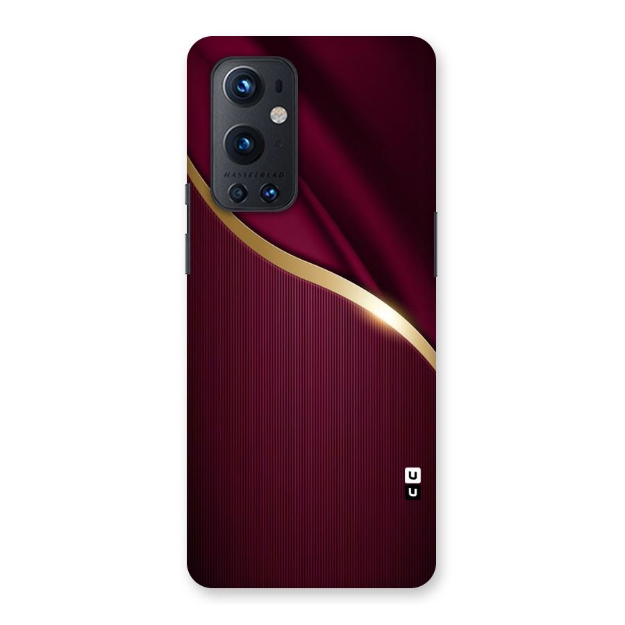 Smooth Maroon Back Case for OnePlus 9 Pro