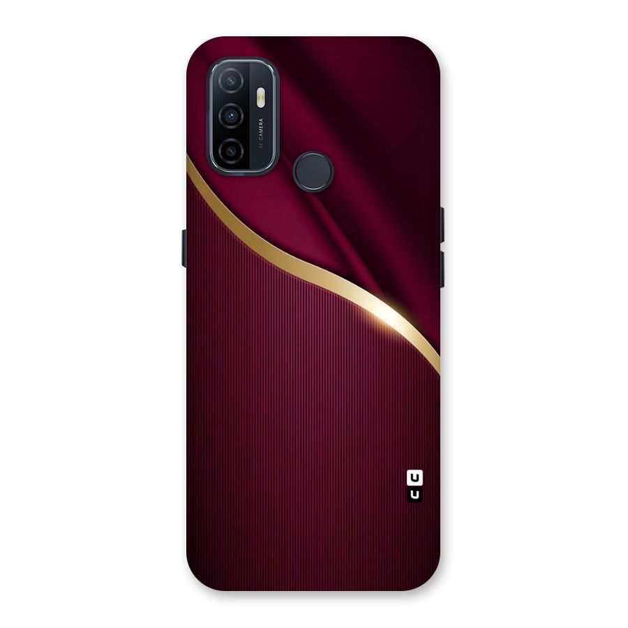 Smooth Maroon Back Case for Oppo A32