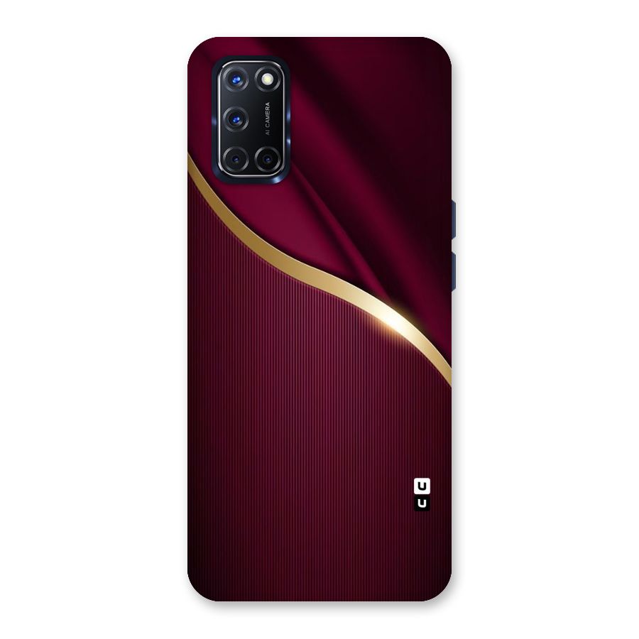 Smooth Maroon Back Case for Oppo A52