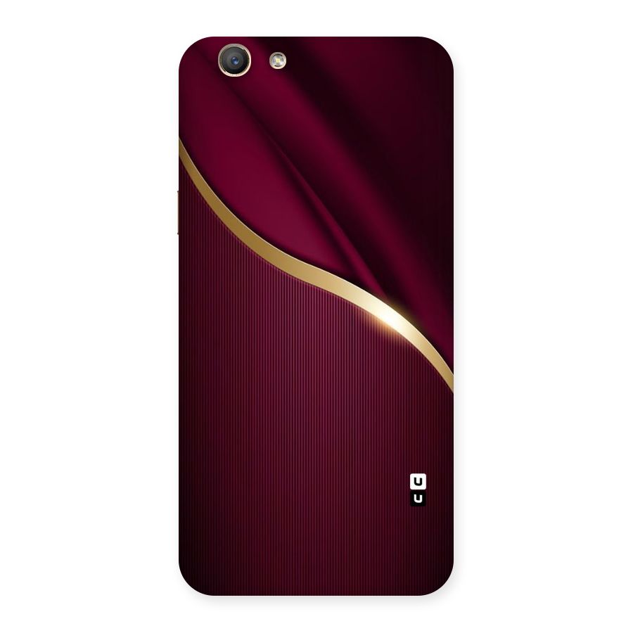Smooth Maroon Back Case for Oppo A59
