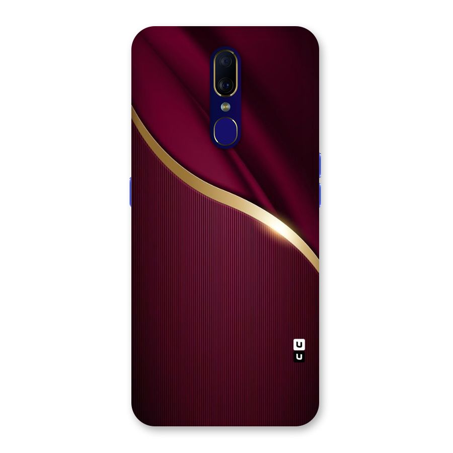 Smooth Maroon Back Case for Oppo A9
