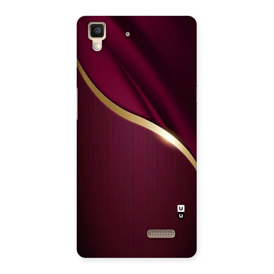 Smooth Maroon Back Case for Oppo R7