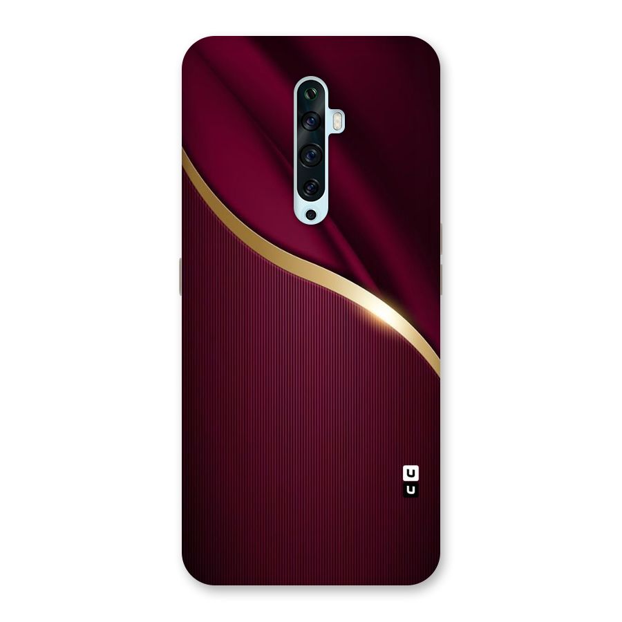 Smooth Maroon Back Case for Oppo Reno2 Z