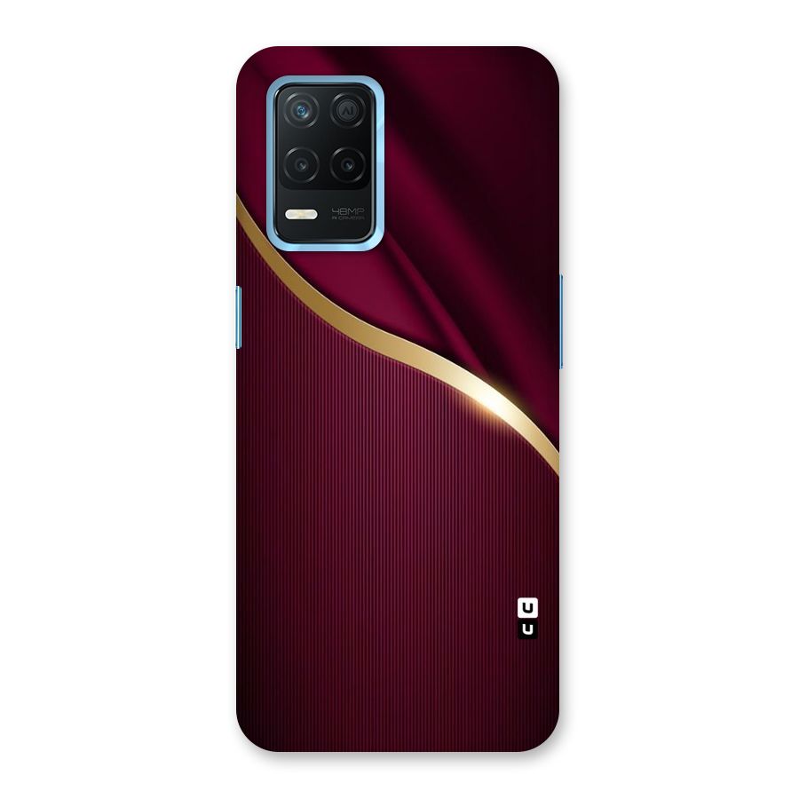 Smooth Maroon Back Case for Realme 8 5G