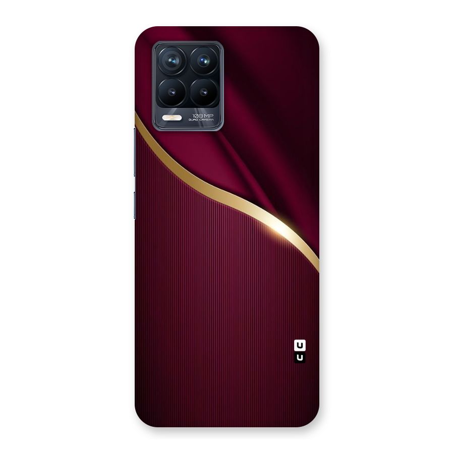 Smooth Maroon Back Case for Realme 8 Pro