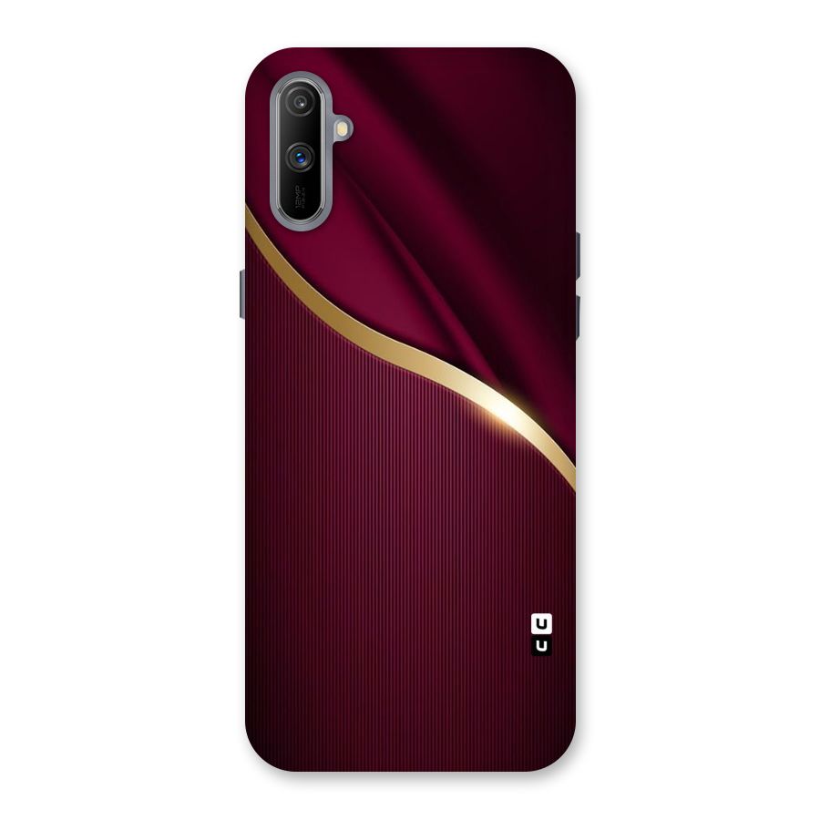 Smooth Maroon Back Case for Realme C3