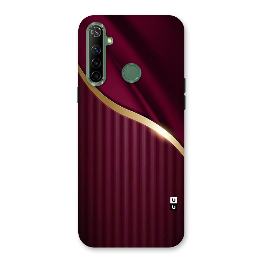 Smooth Maroon Back Case for Realme Narzo 10