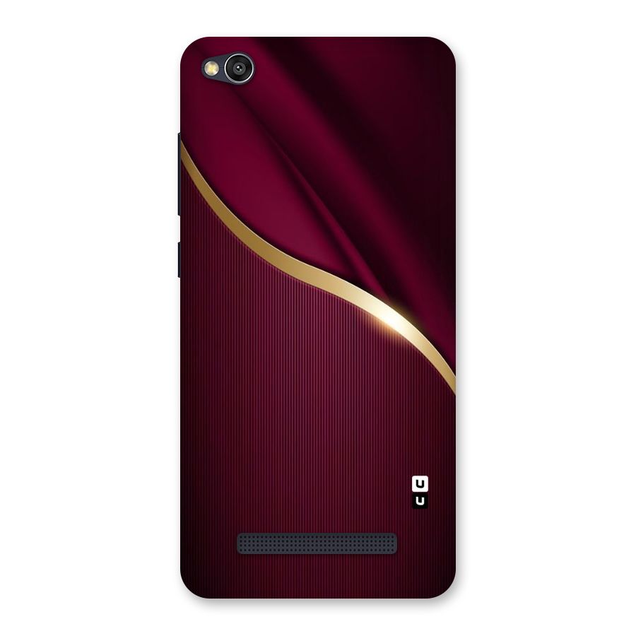 Smooth Maroon Back Case for Redmi 4A
