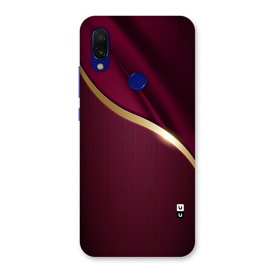 Smooth Maroon Back Case for Redmi Y3