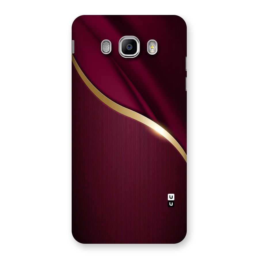Smooth Maroon Back Case for Samsung Galaxy J5 2016