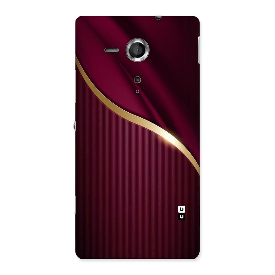 Smooth Maroon Back Case for Sony Xperia SP
