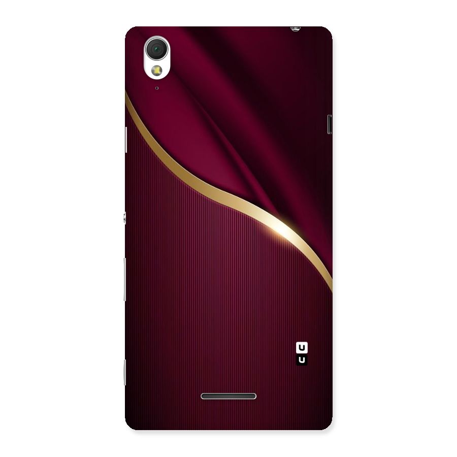 Smooth Maroon Back Case for Sony Xperia T3