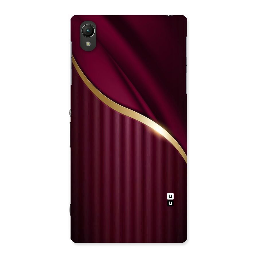 Smooth Maroon Back Case for Sony Xperia Z1