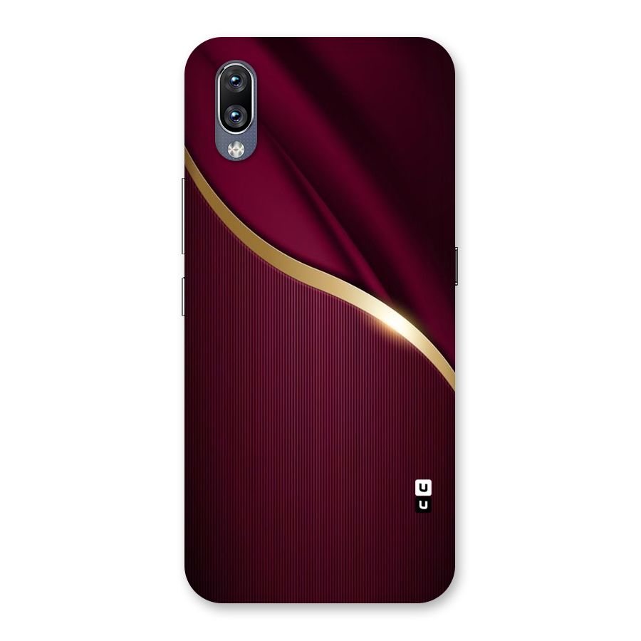 Smooth Maroon Back Case for Vivo NEX
