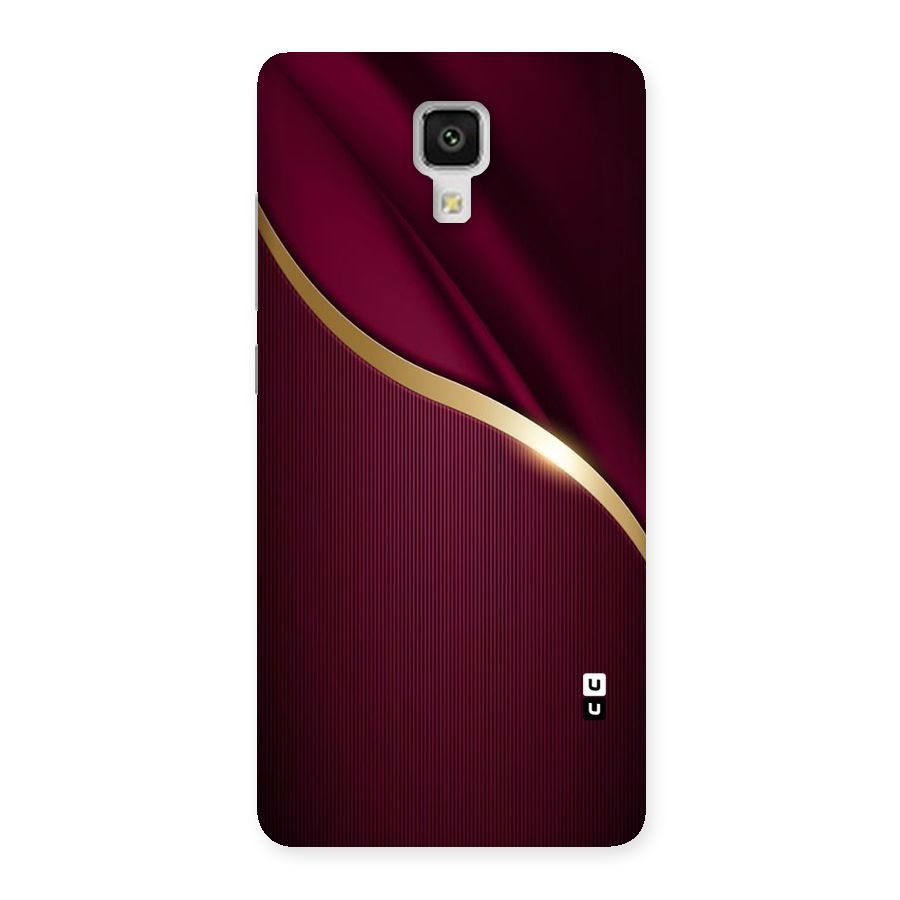 Smooth Maroon Back Case for Xiaomi Mi 4