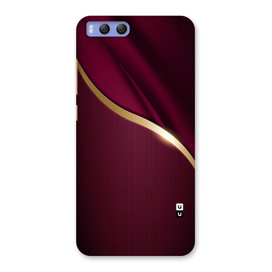 Smooth Maroon Back Case for Xiaomi Mi 6