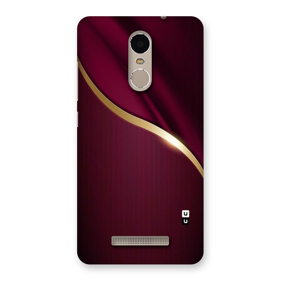 Smooth Maroon Back Case for Xiaomi Redmi Note 3