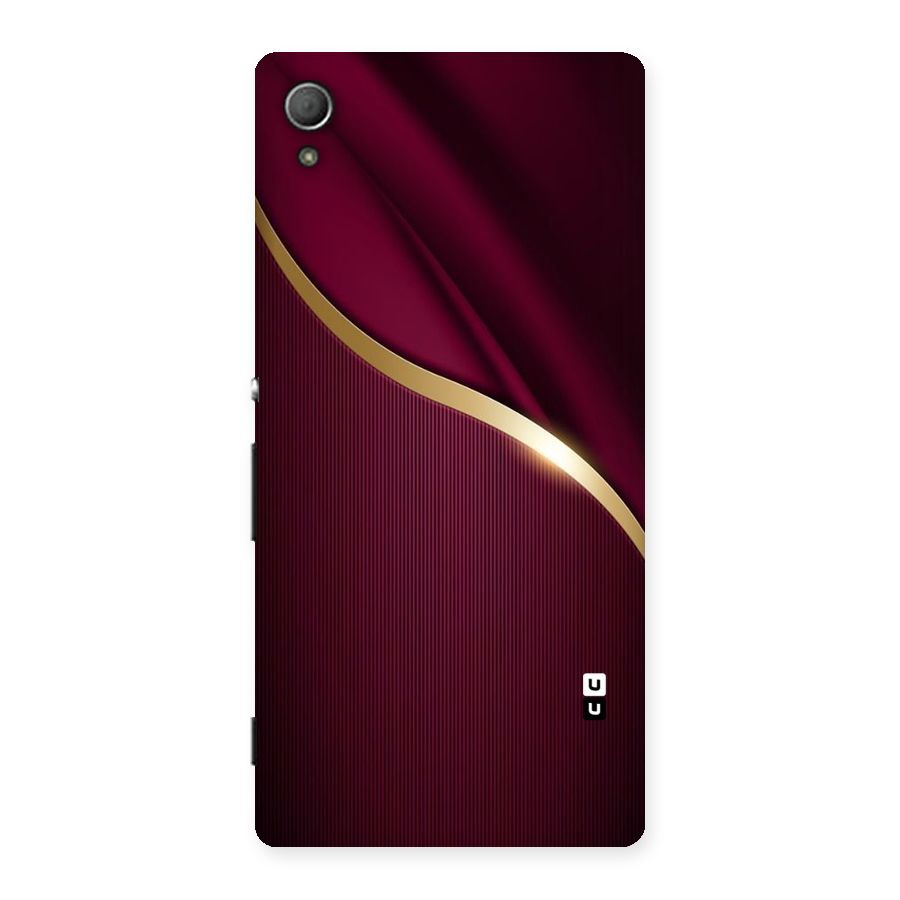 Smooth Maroon Back Case for Xperia Z4