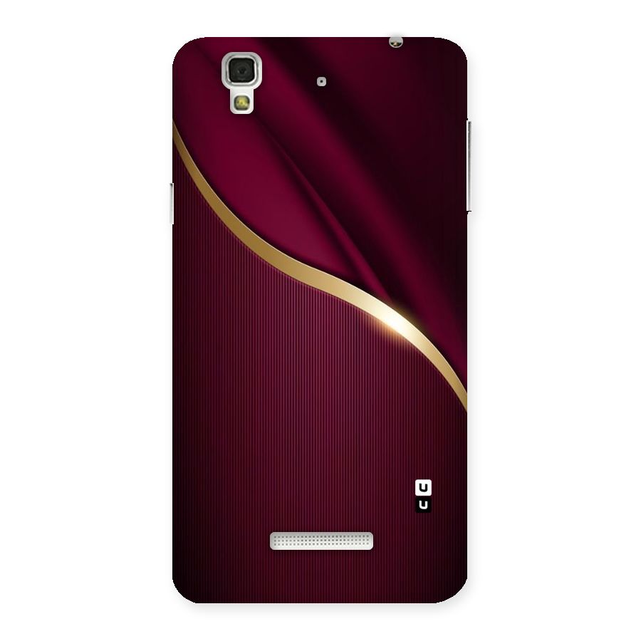 Smooth Maroon Back Case for YU Yureka Plus