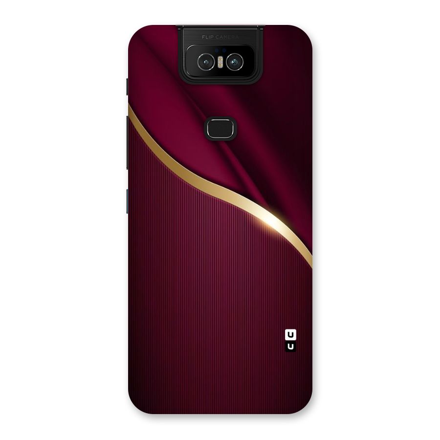 Smooth Maroon Back Case for Zenfone 6z
