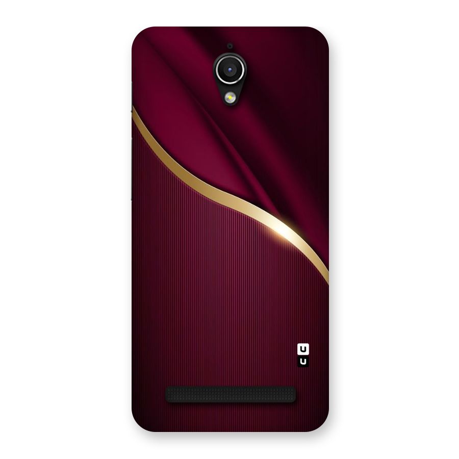Smooth Maroon Back Case for Zenfone Go