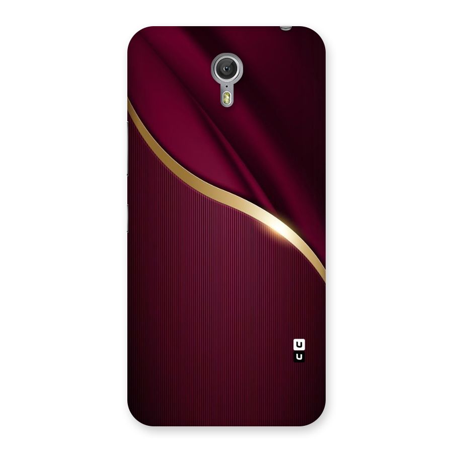 Smooth Maroon Back Case for Zuk Z1