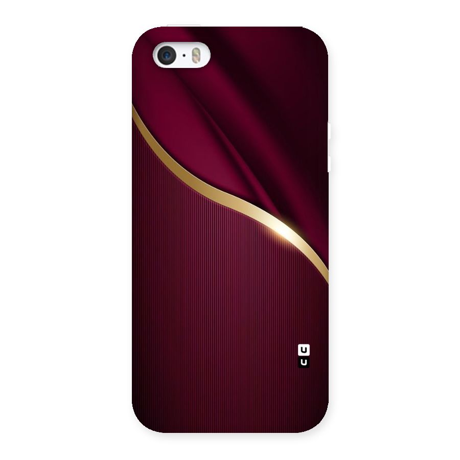 Smooth Maroon Back Case for iPhone 5 5S
