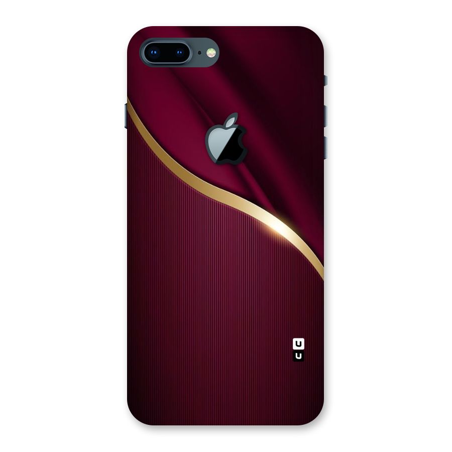 Smooth Maroon Back Case for iPhone 7 Plus Apple Cut