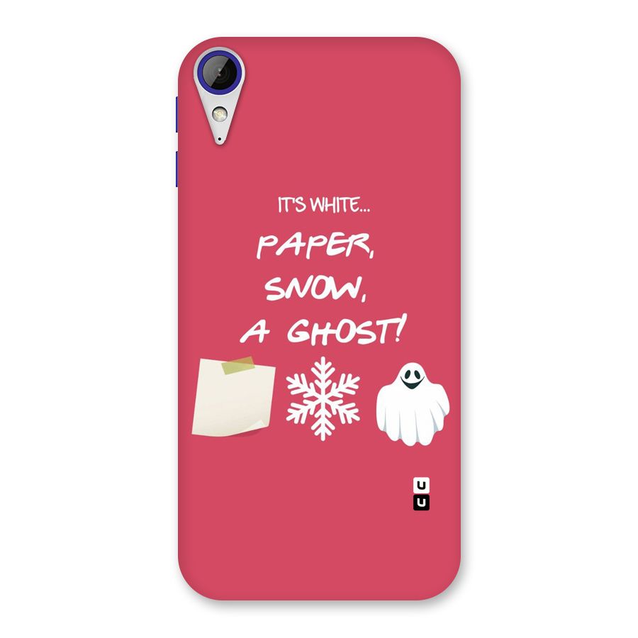 Snow Paper Back Case for Desire 830