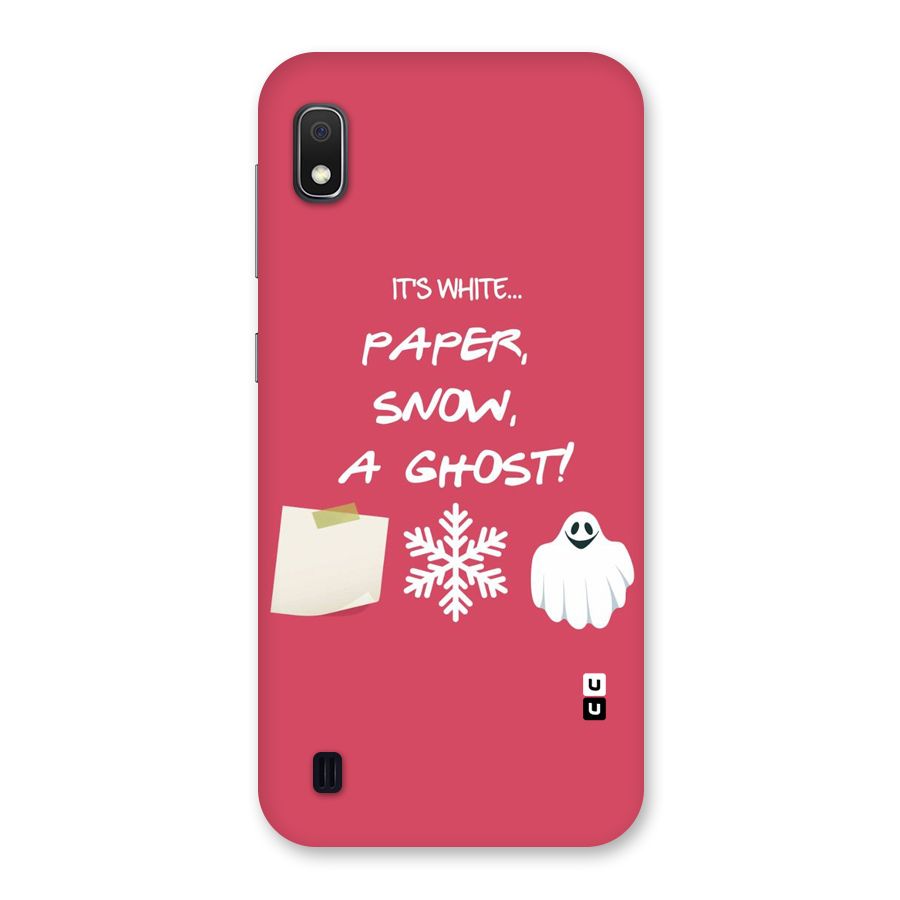 Snow Paper Back Case for Galaxy A10