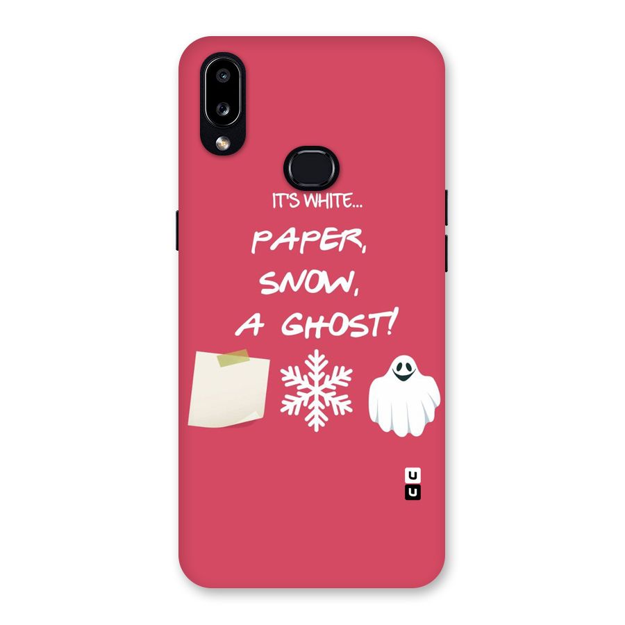 Snow Paper Back Case for Galaxy A10s