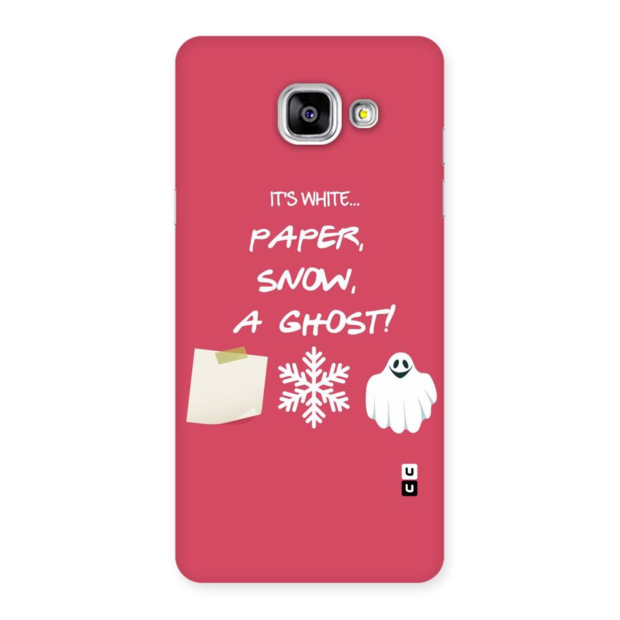 Snow Paper Back Case for Galaxy A5 2016