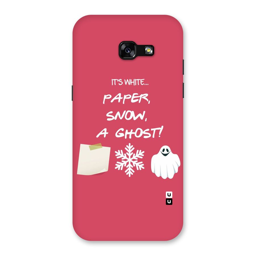 Snow Paper Back Case for Galaxy A5 2017