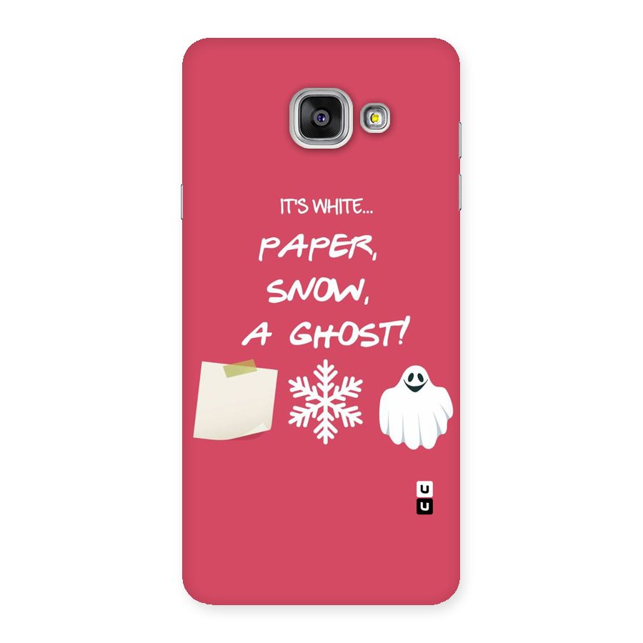 Snow Paper Back Case for Galaxy A7 2016