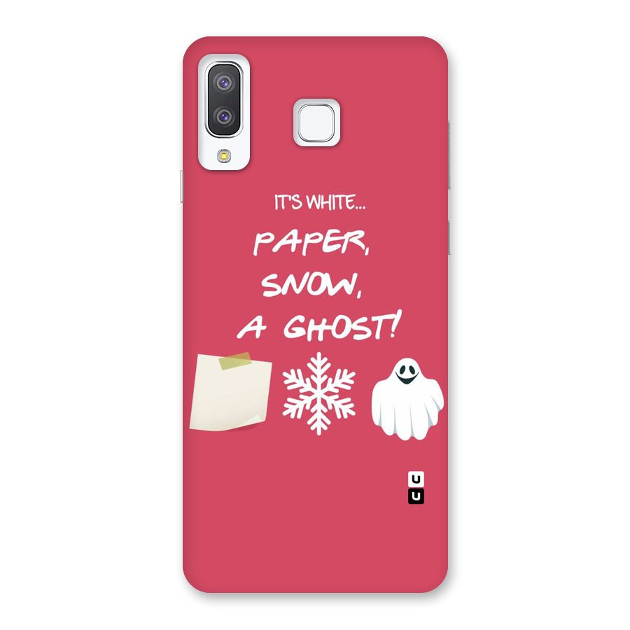 Snow Paper Back Case for Galaxy A8 Star