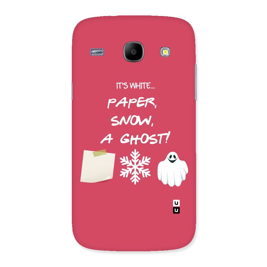 Snow Paper Back Case for Galaxy Core