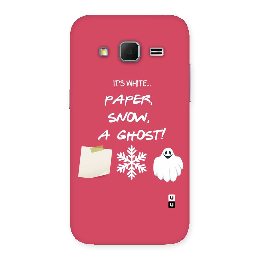 Snow Paper Back Case for Galaxy Core Prime