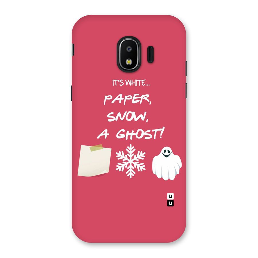 Snow Paper Back Case for Galaxy J2 Pro 2018